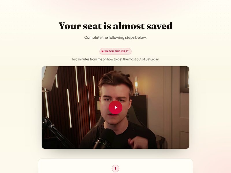 Thank-you page preview